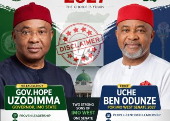 DISCLAIMER: Publication Of Fake Picture; Hon Uche Ben Odunzeh