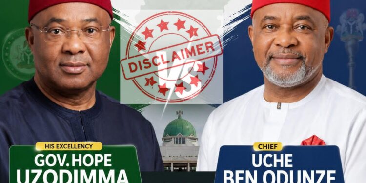 DISCLAIMER: Publication Of Fake Picture; Hon Uche Ben Odunzeh